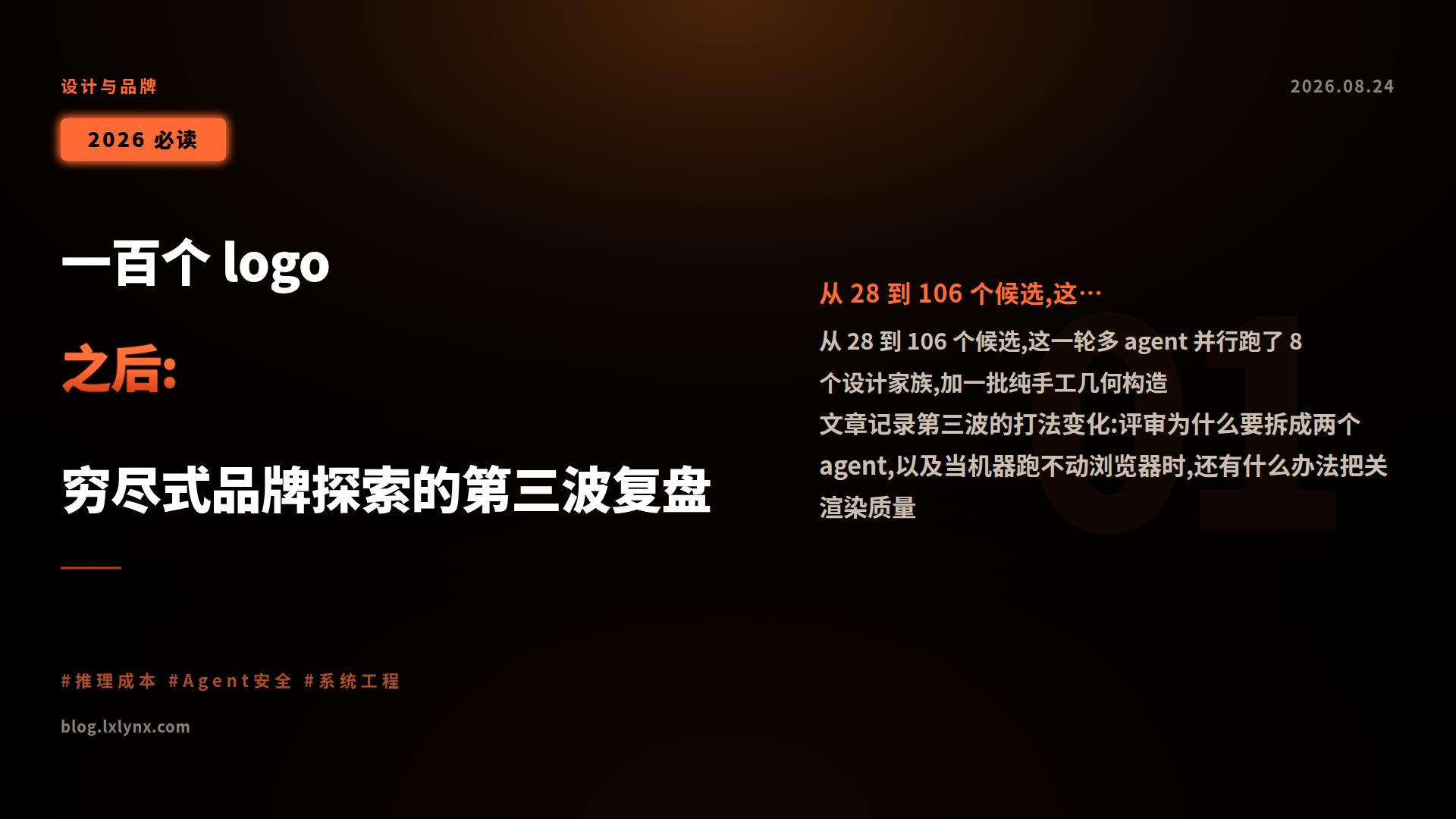 一百个 logo 之后:穷尽式品牌探索的第三波复盘