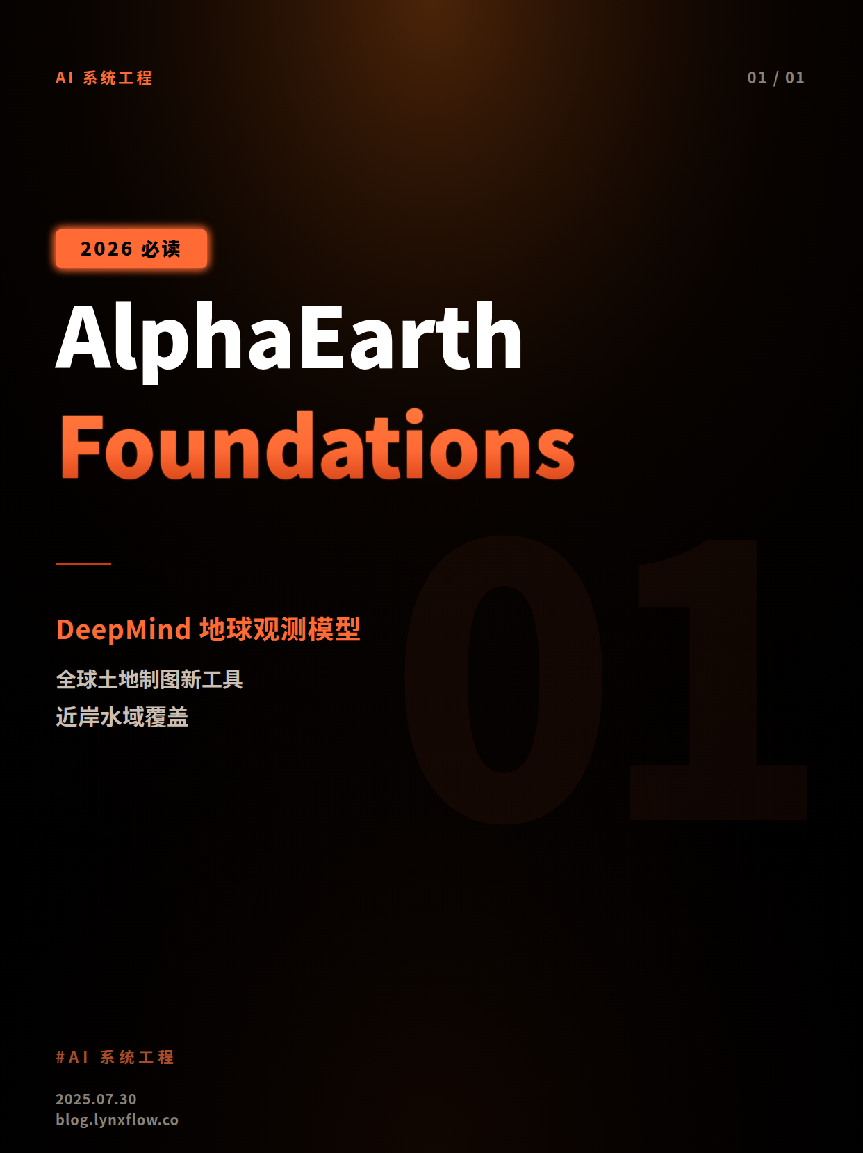 Featured image of post DeepMind发布AlphaEarth Foundations：用AI把地球观测数据压缩成可用地图底座