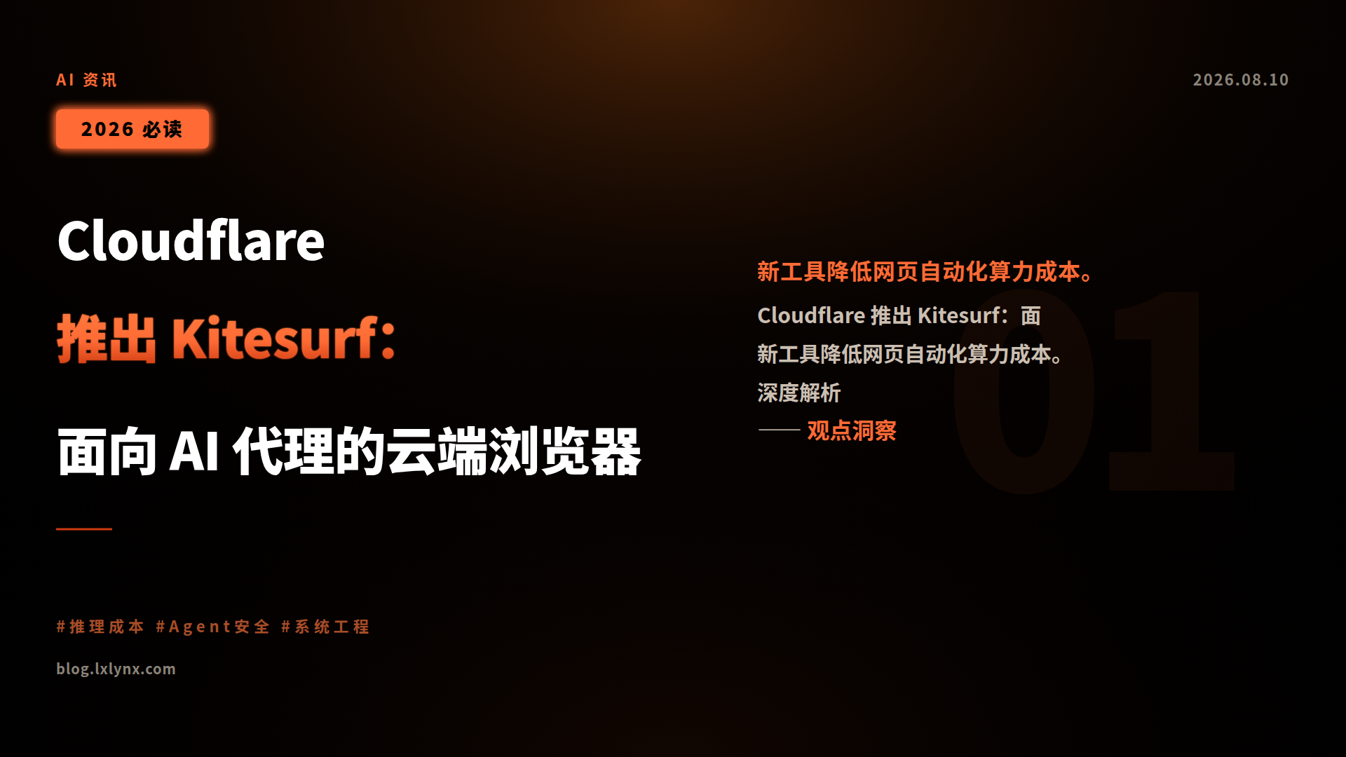 Cloudflare 推出 Kitesurf:面向 AI 代理的云端浏览器
