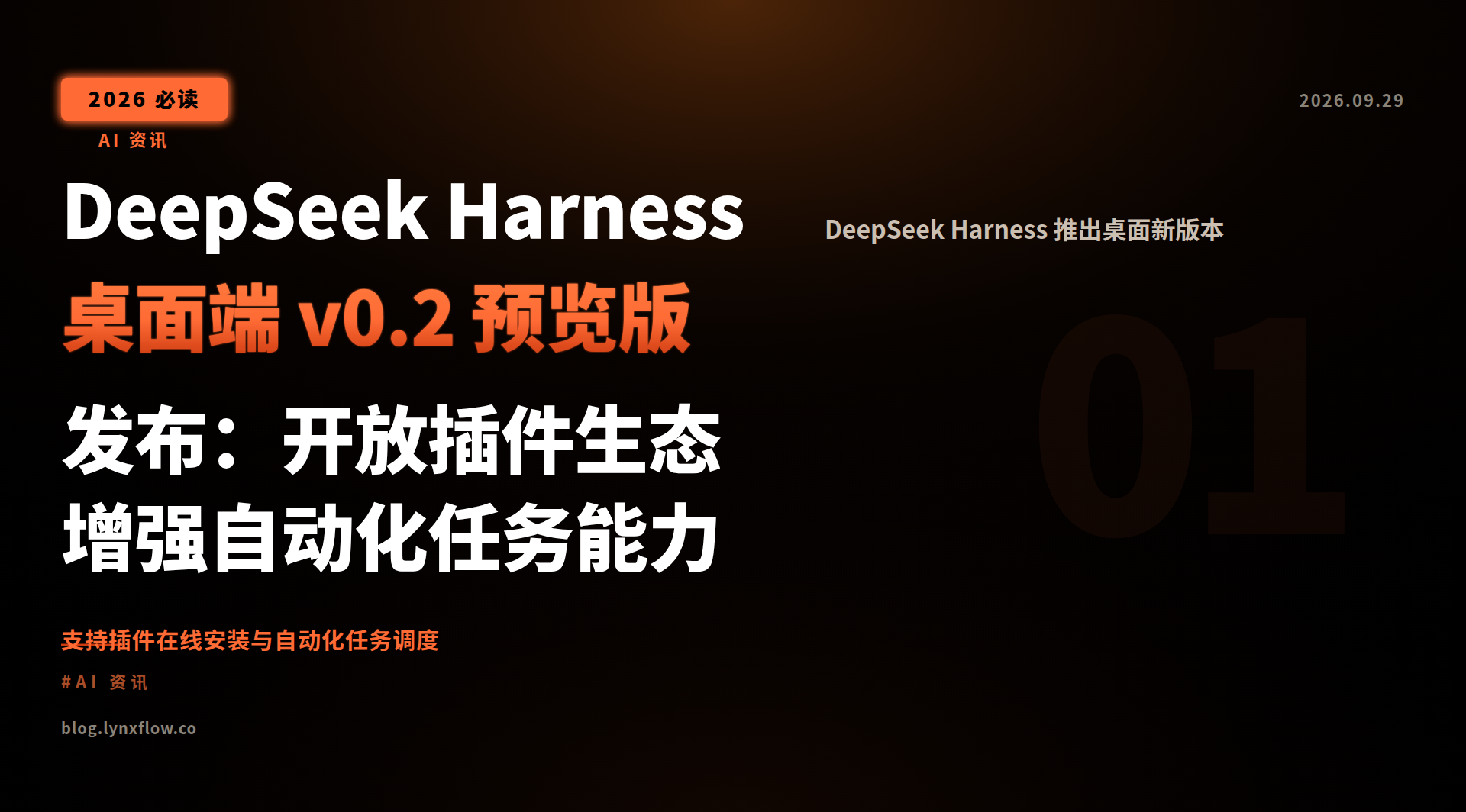 DeepSeek Harness 桌面端 v0.2 预览版发布:开放插件生态 增强自动化任务能力