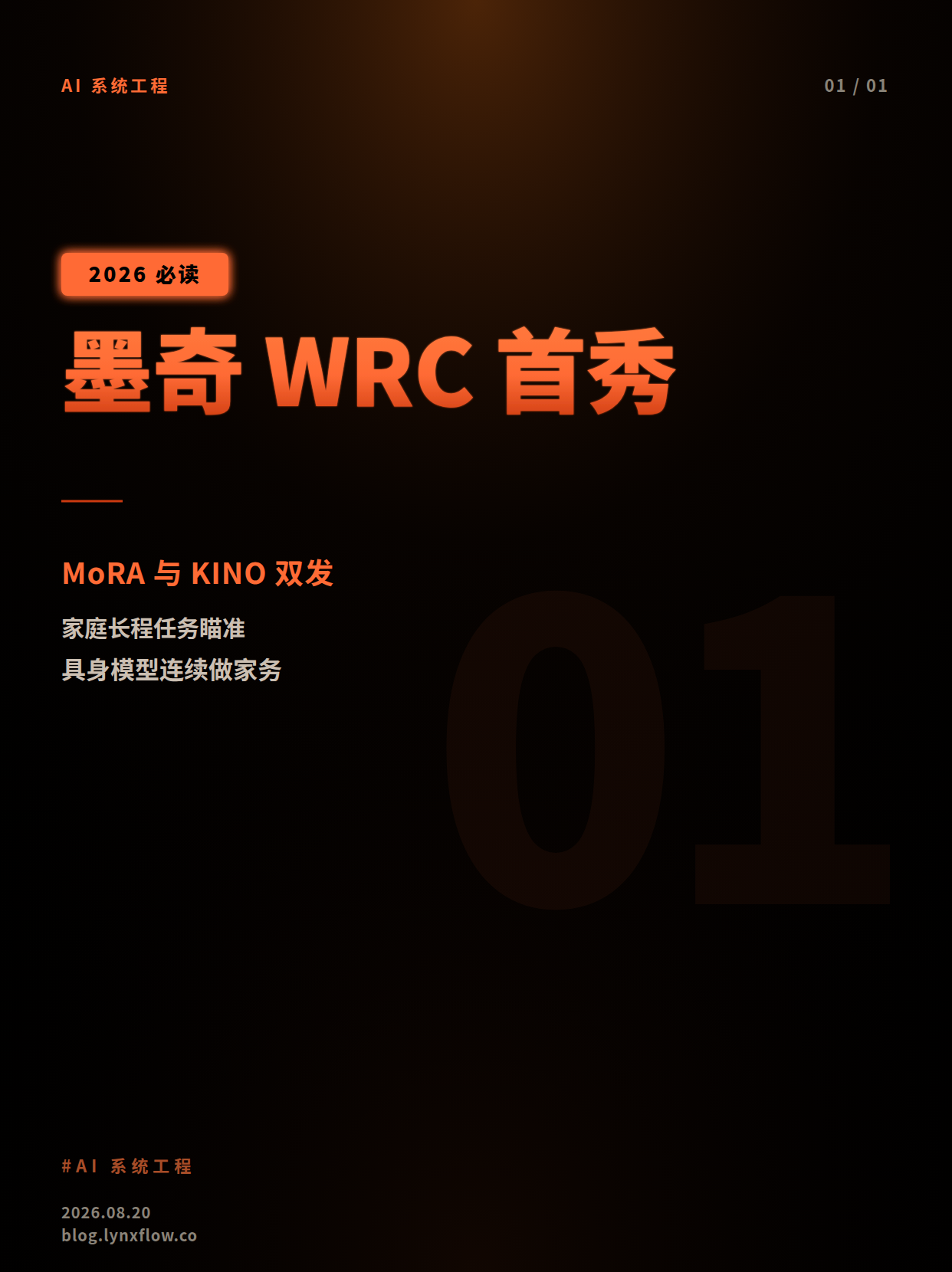 墨奇WRC首秀:MoRA与KINO瞄准家庭长程任务