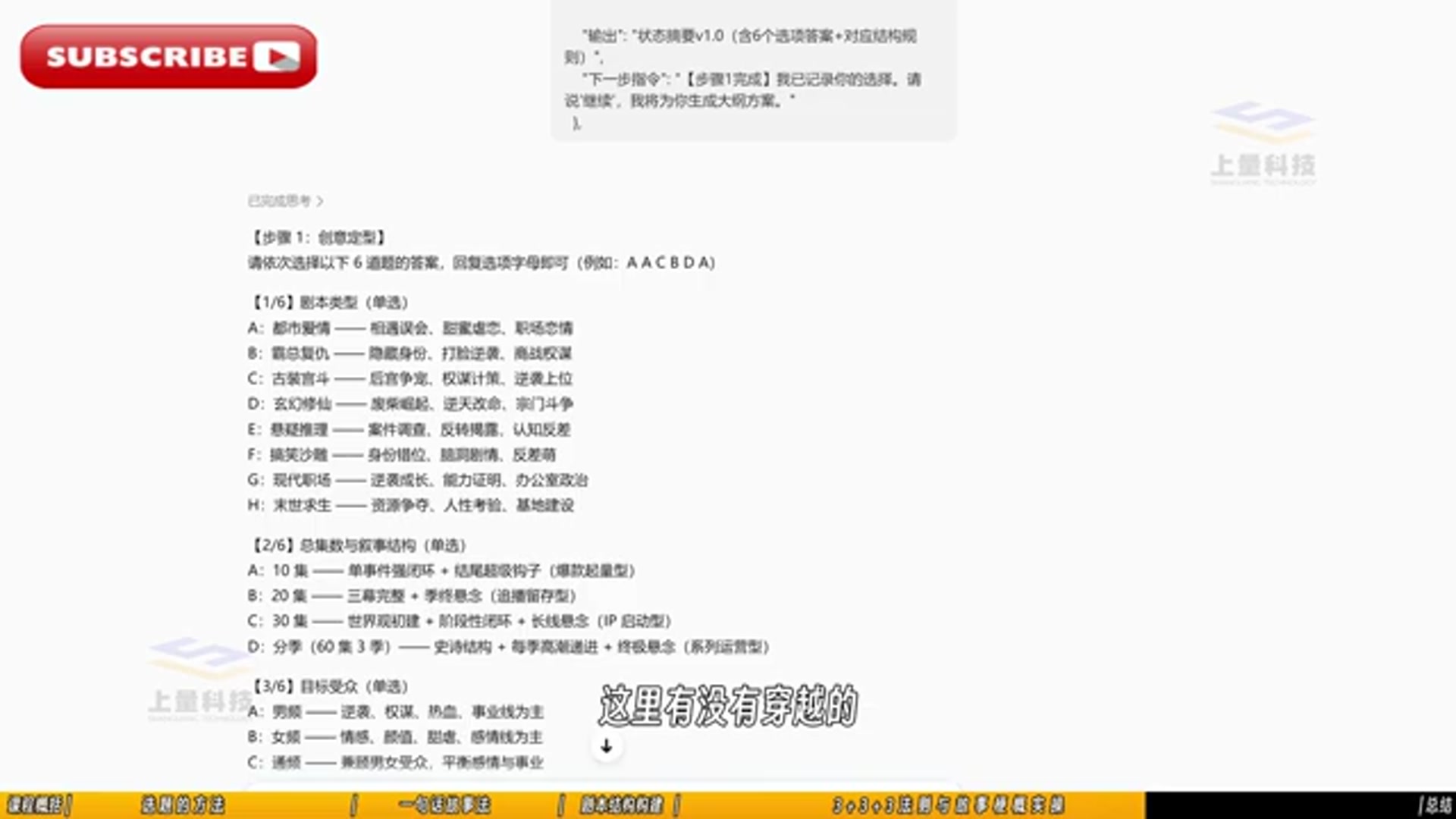 分镜表结构